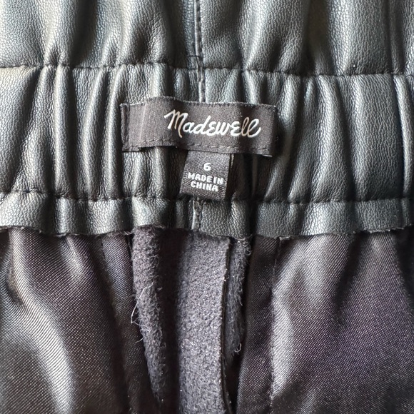 Madewell Faux Leather Pants - Picture 5 of 6